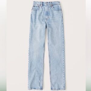 Abercrombie 90’s slim straight ultra high rise
